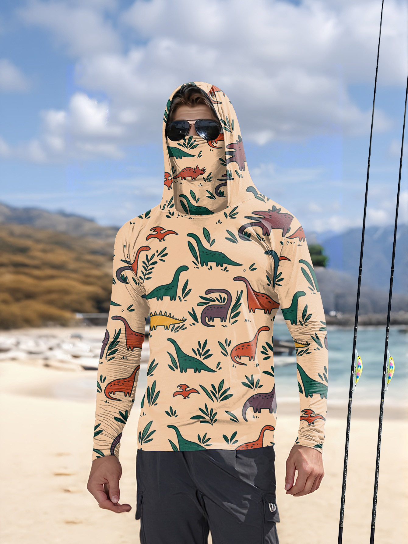 Outdoor Sport Is - Fishing hooded sweatshirt for men long-sleeved