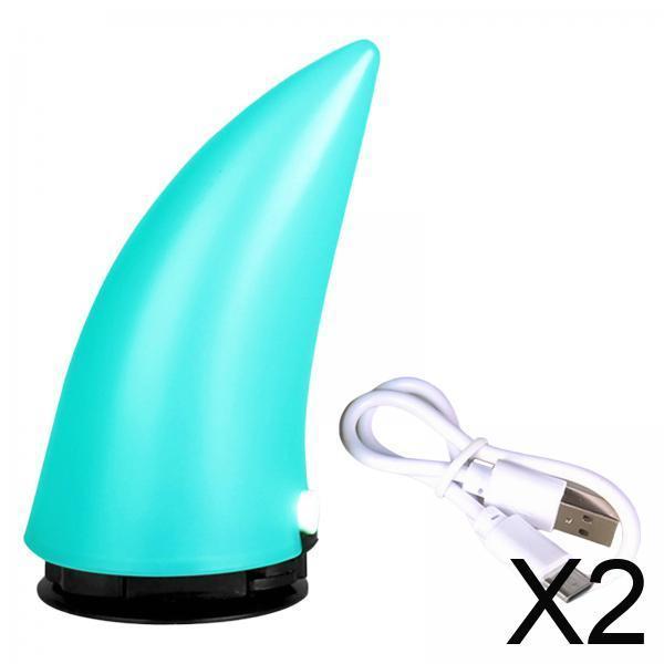 Outdoor Sport Using A Bike - Detachable Devil Horn Light Up Helmet