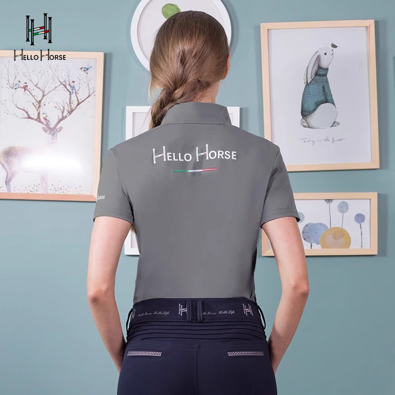 Hello Horse Equestrian Sports  - Polo Shirt Equestrian ulasan dan harga
