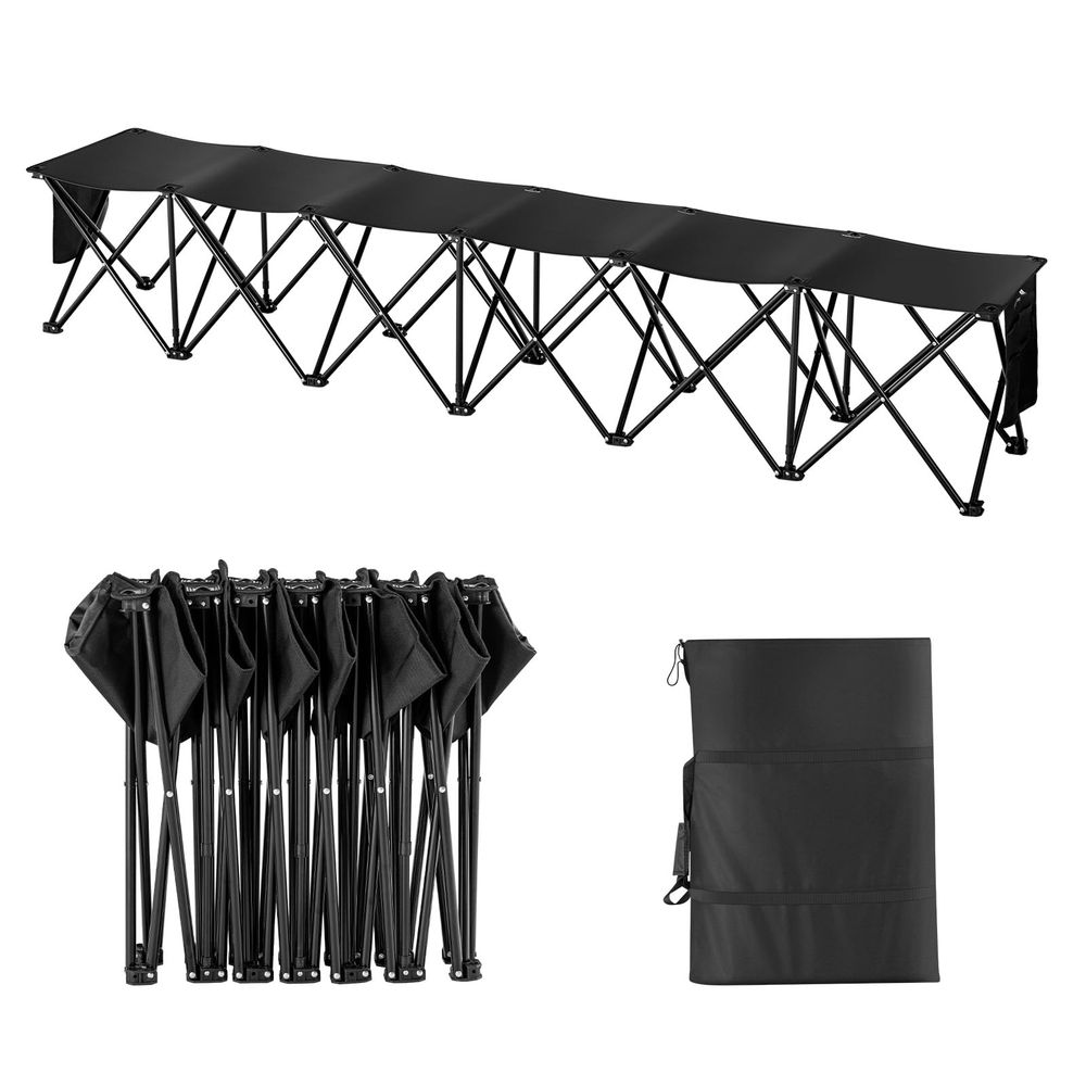 Portable Folding Bench, 6 Seat - Outdoor Sport Bench ulasan dan harga