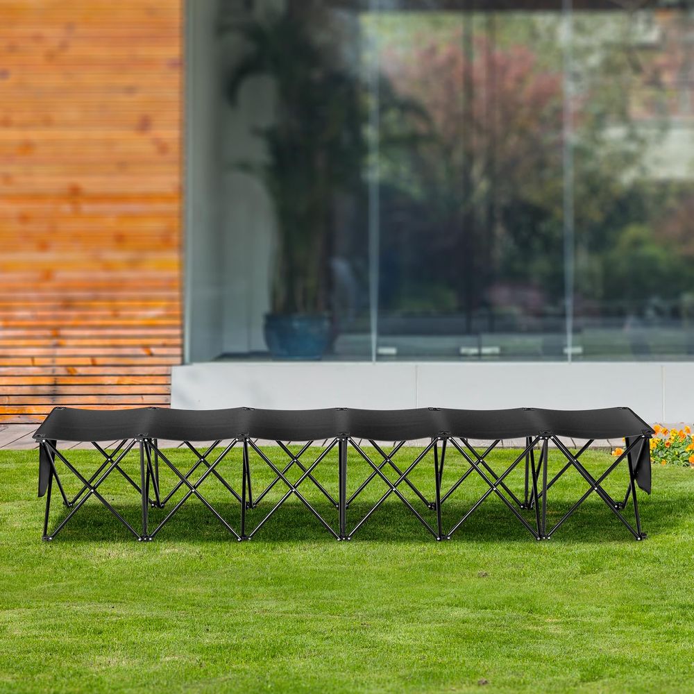 Portable Folding Bench, 6 Seat - Outdoor Sport Bench ulasan dan harga