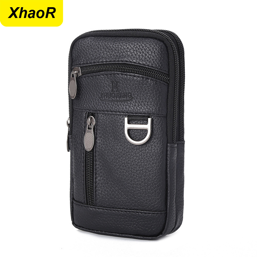 Men Waist Bag Mobile Phone Bag - Outdoor Sports Activities ulasan dan harga