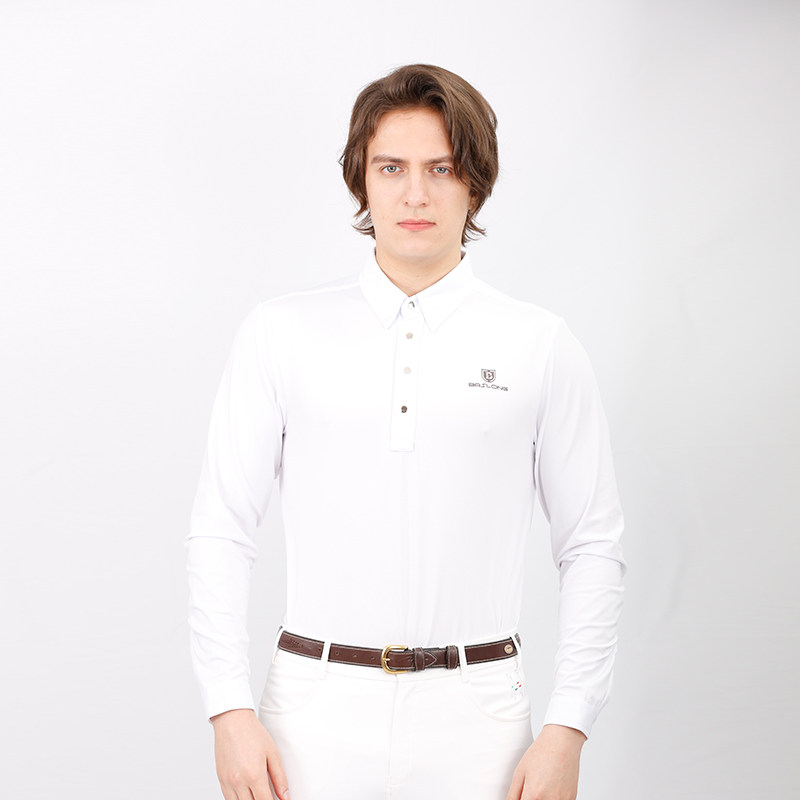 Baslong Equestrian Long Sleeve - Polo Shirt Equestrian ulasan dan harga