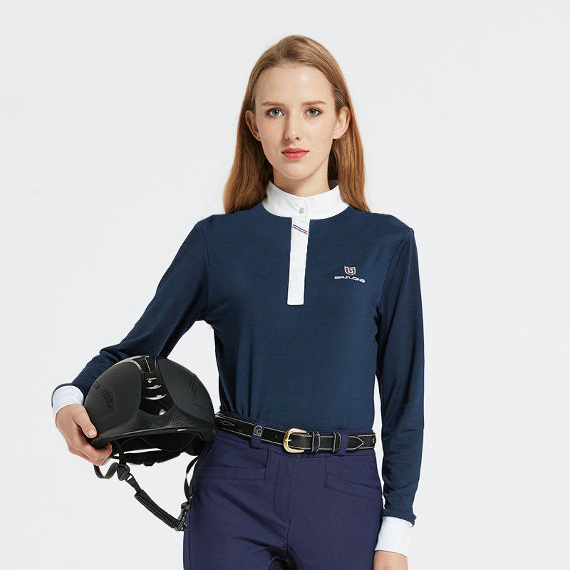 Baslong Equestrian Long Sleeve - Polo Shirt Equestrian ulasan dan harga