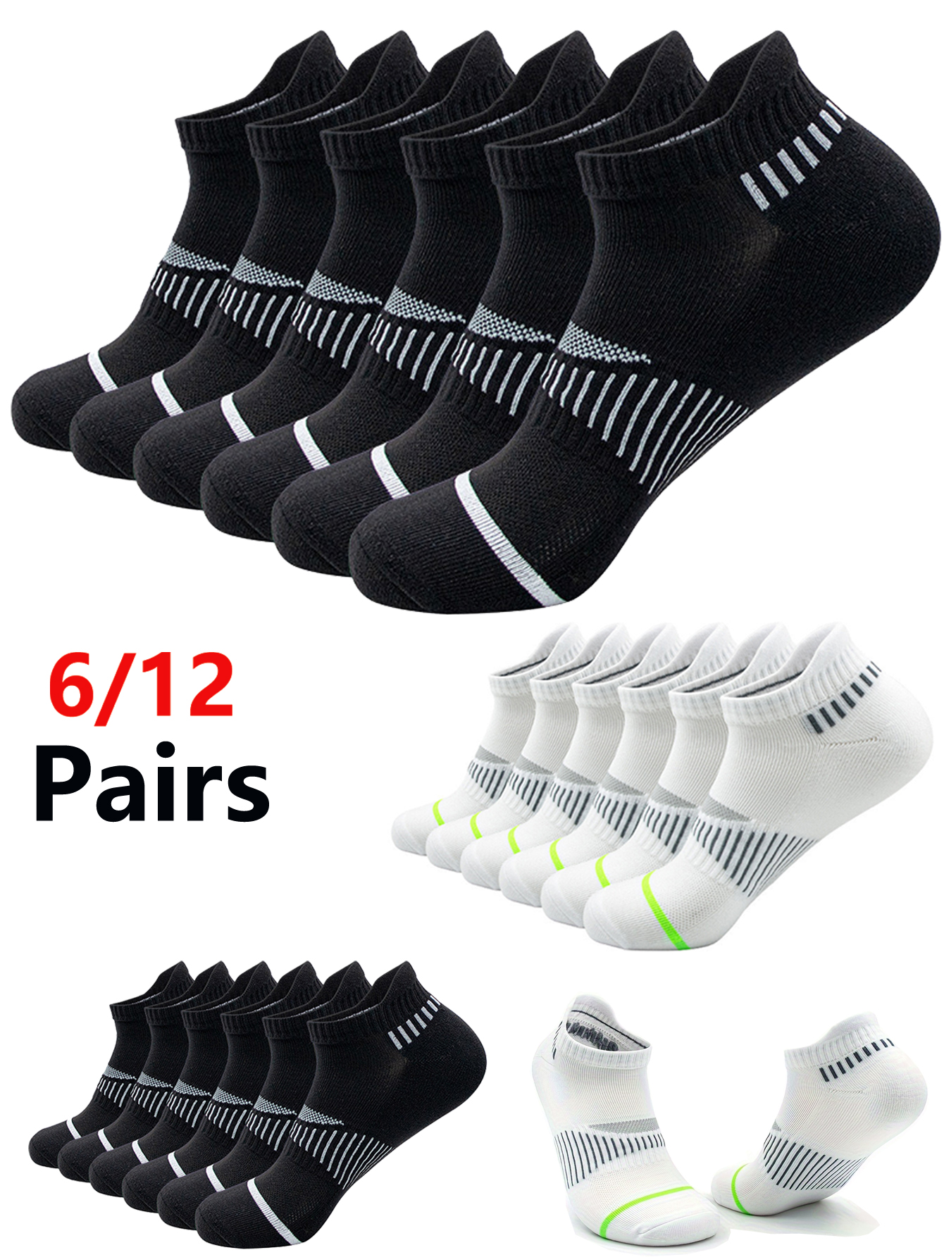 Classic Crew White Men's Socks - Outdoor Sports Activities ulasan dan harga