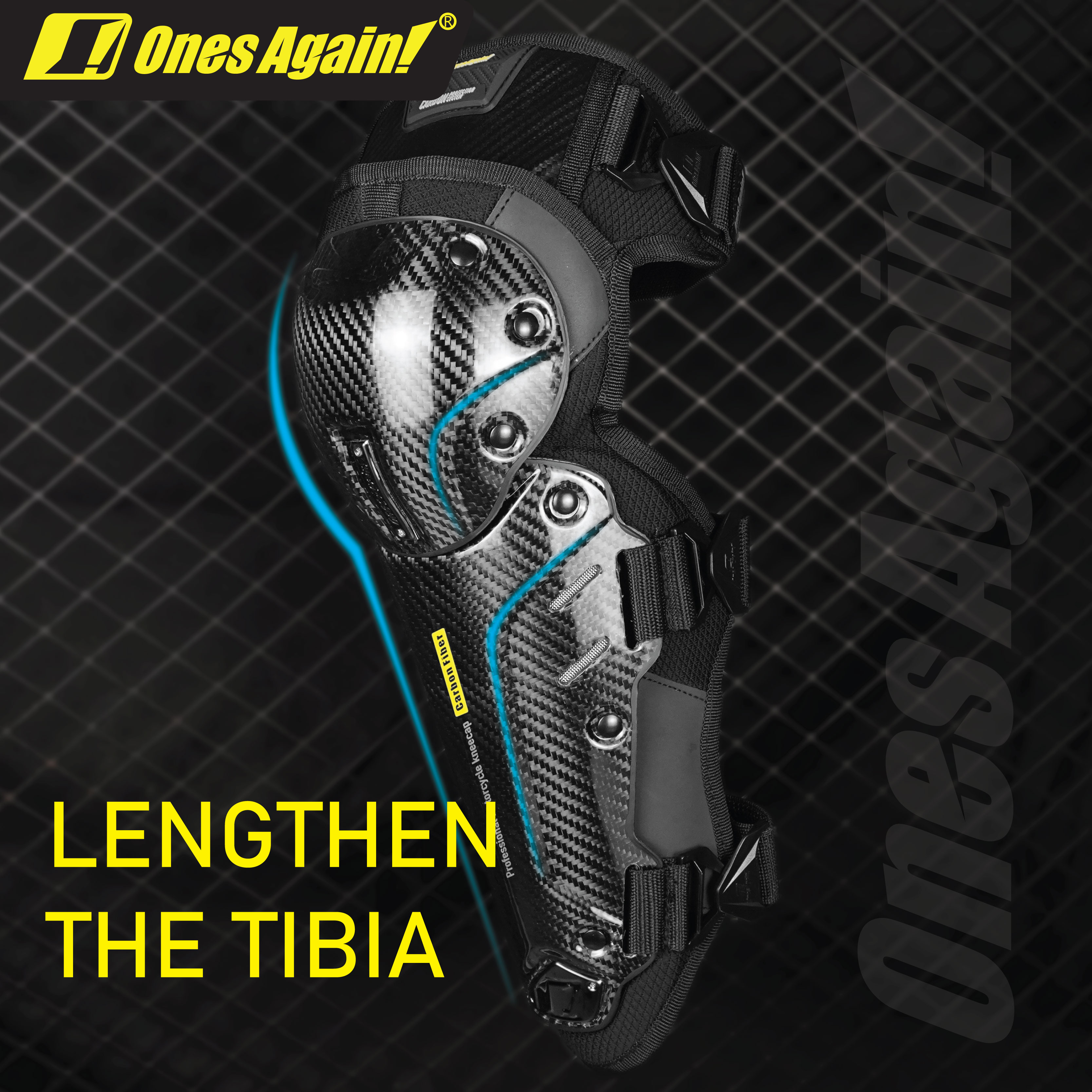 Ones again! Carbon fiber motor - Mtb Elbow Pad ulasan dan harga