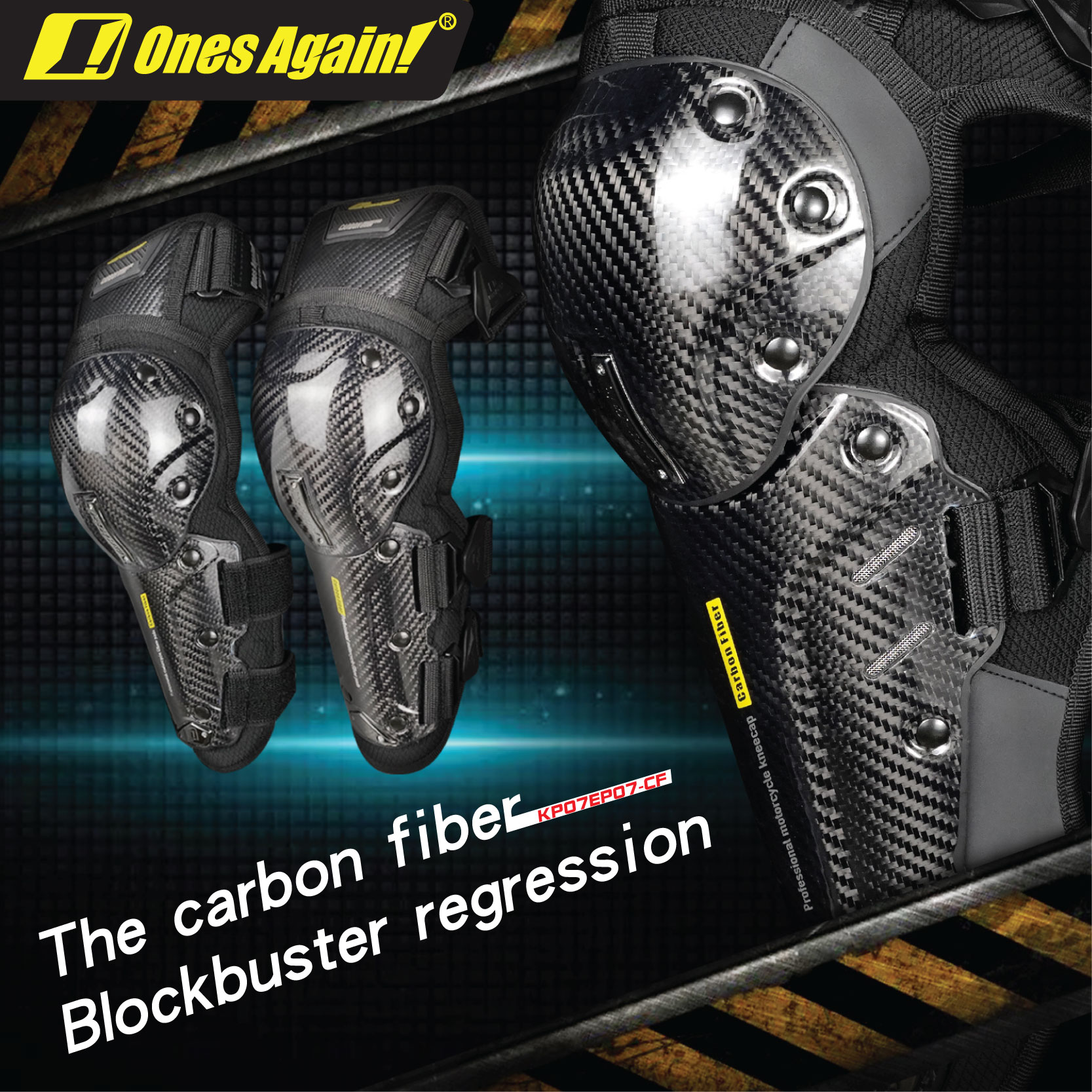 Ones again! Carbon fiber motor - Mtb Elbow Pad ulasan dan harga