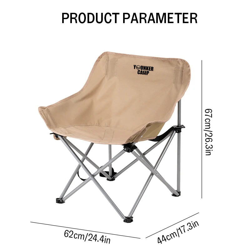 Portable Folding Camping Moon  - Outdoor Sport Chairs ulasan dan harga
