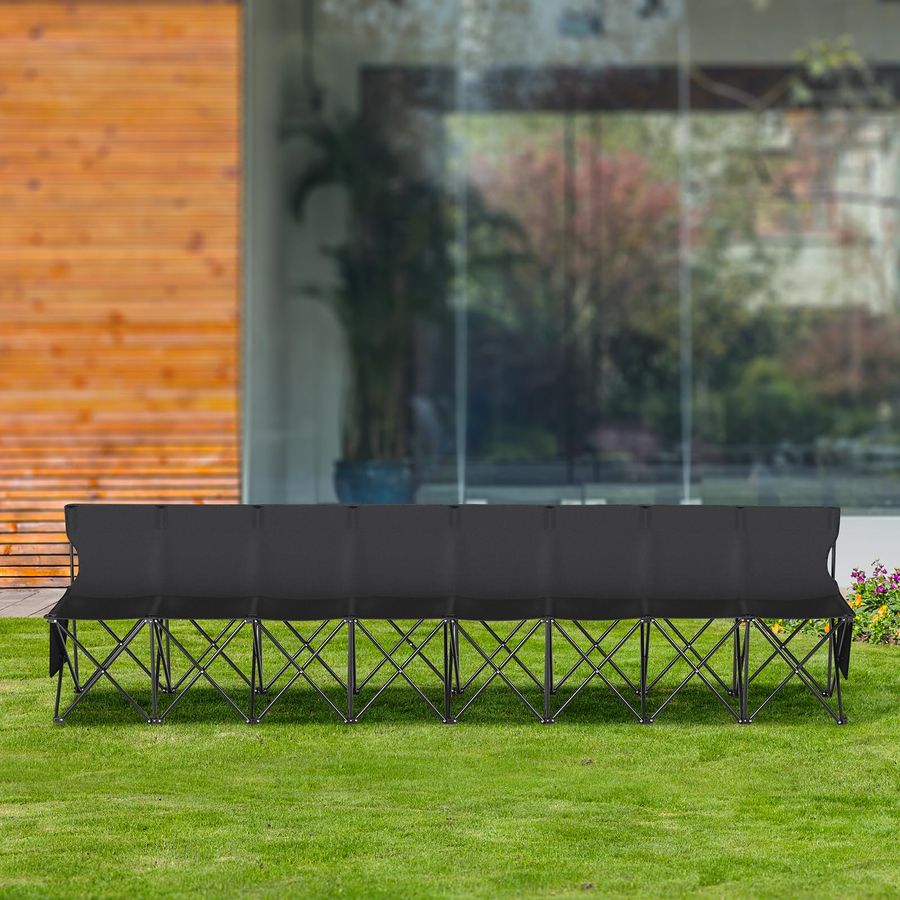 Portable Folding Bench, 8 Seat - Outdoor Sport Bench ulasan dan harga