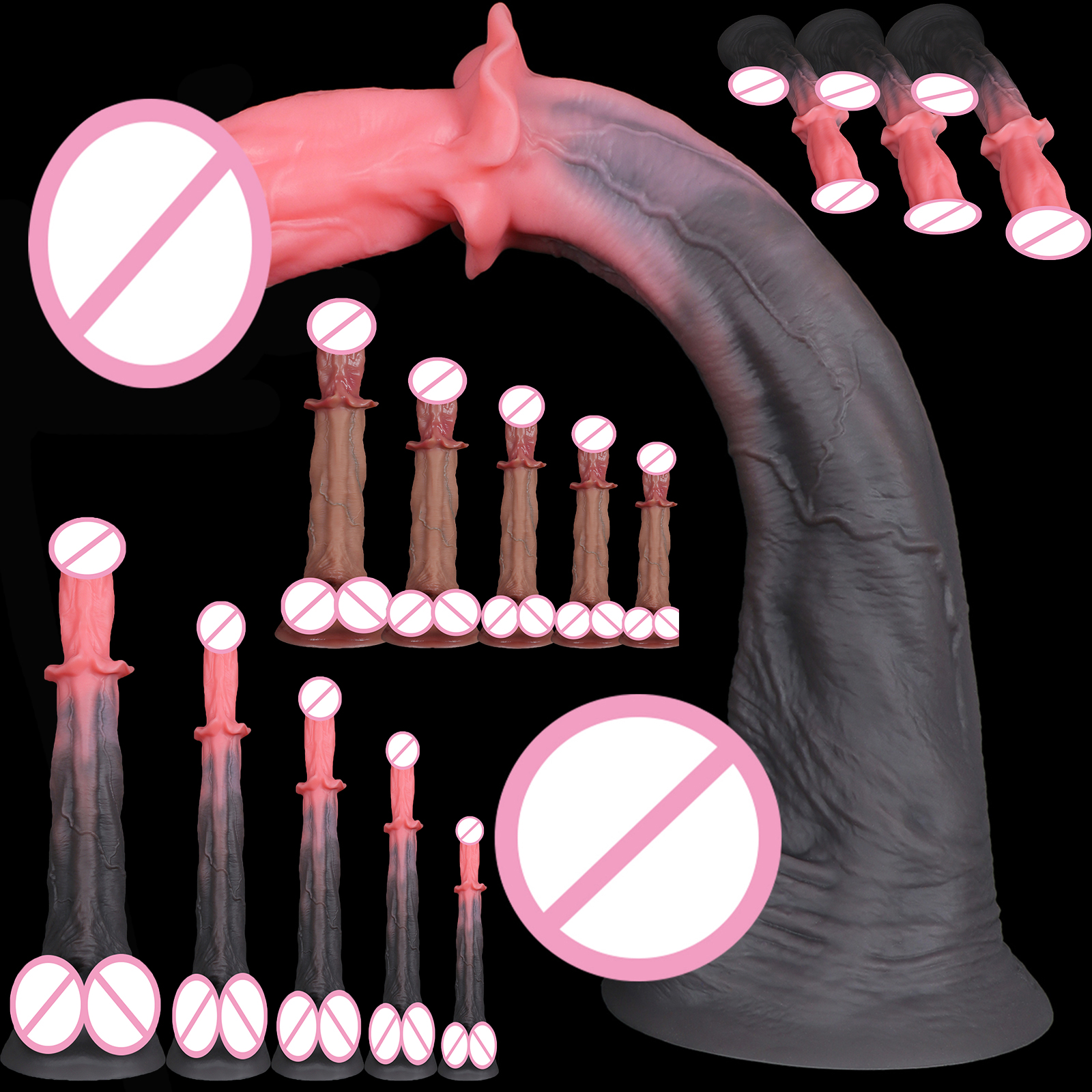 Long 54cm Horse Dildo Huge Rea - Lunge Line Horse ulasan dan harga