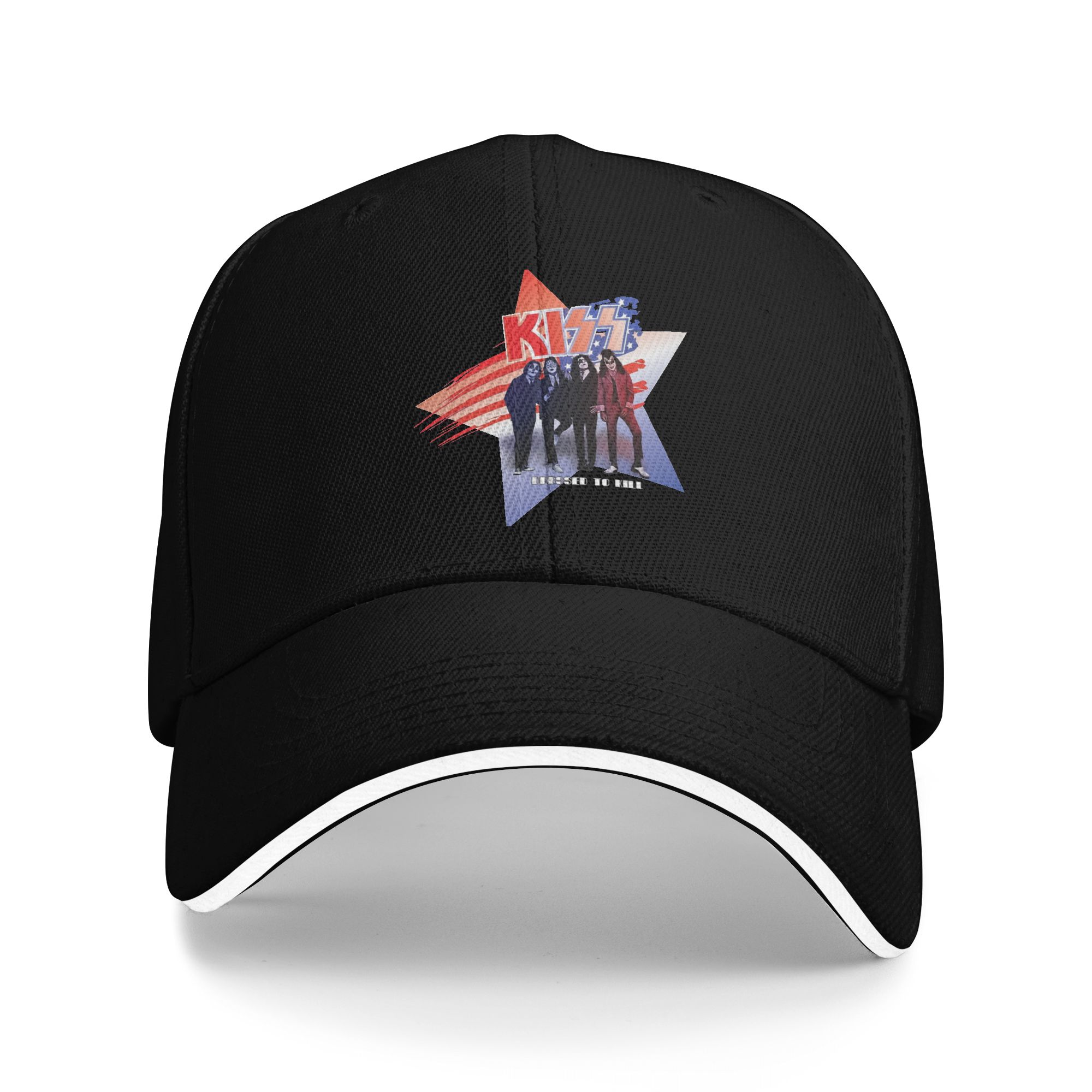 Kiss Band Baseball Cap Casual  - Outdoor Sport Dress ulasan dan harga