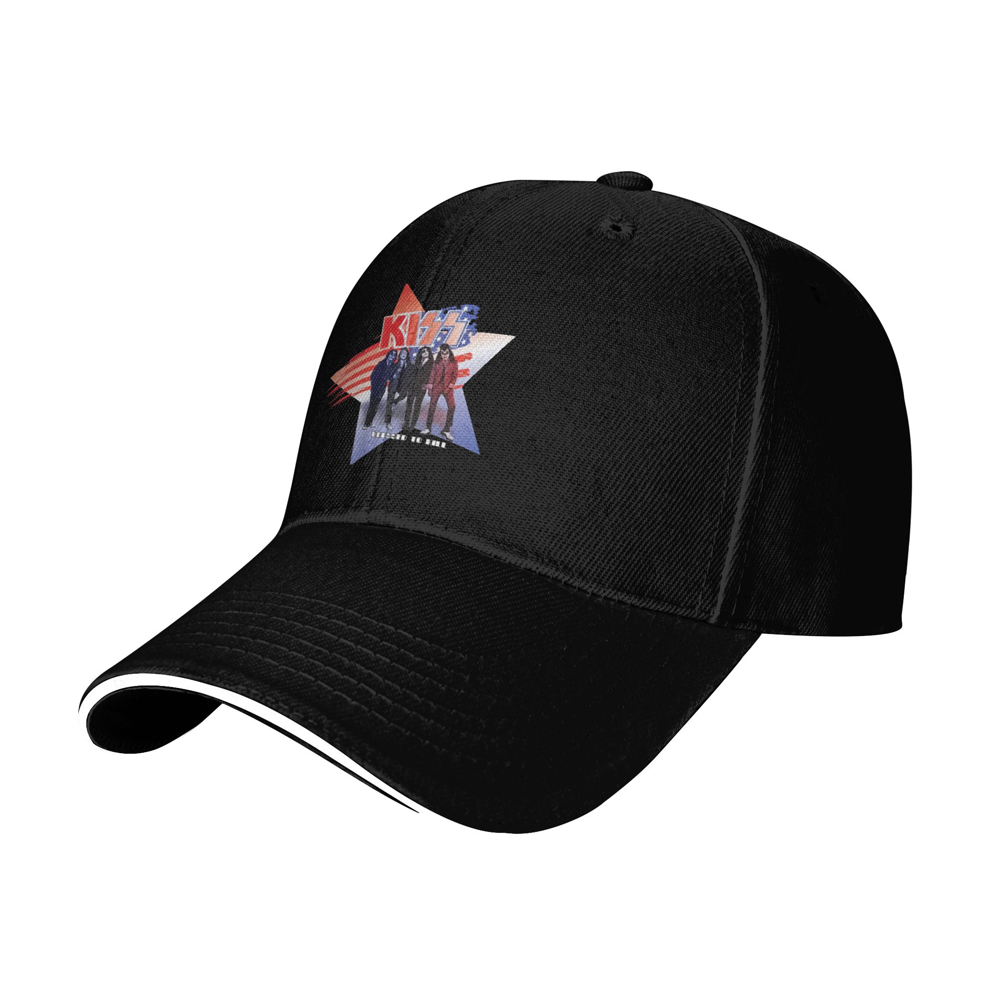 Kiss Band Baseball Cap Casual  - Outdoor Sport Dress ulasan dan harga