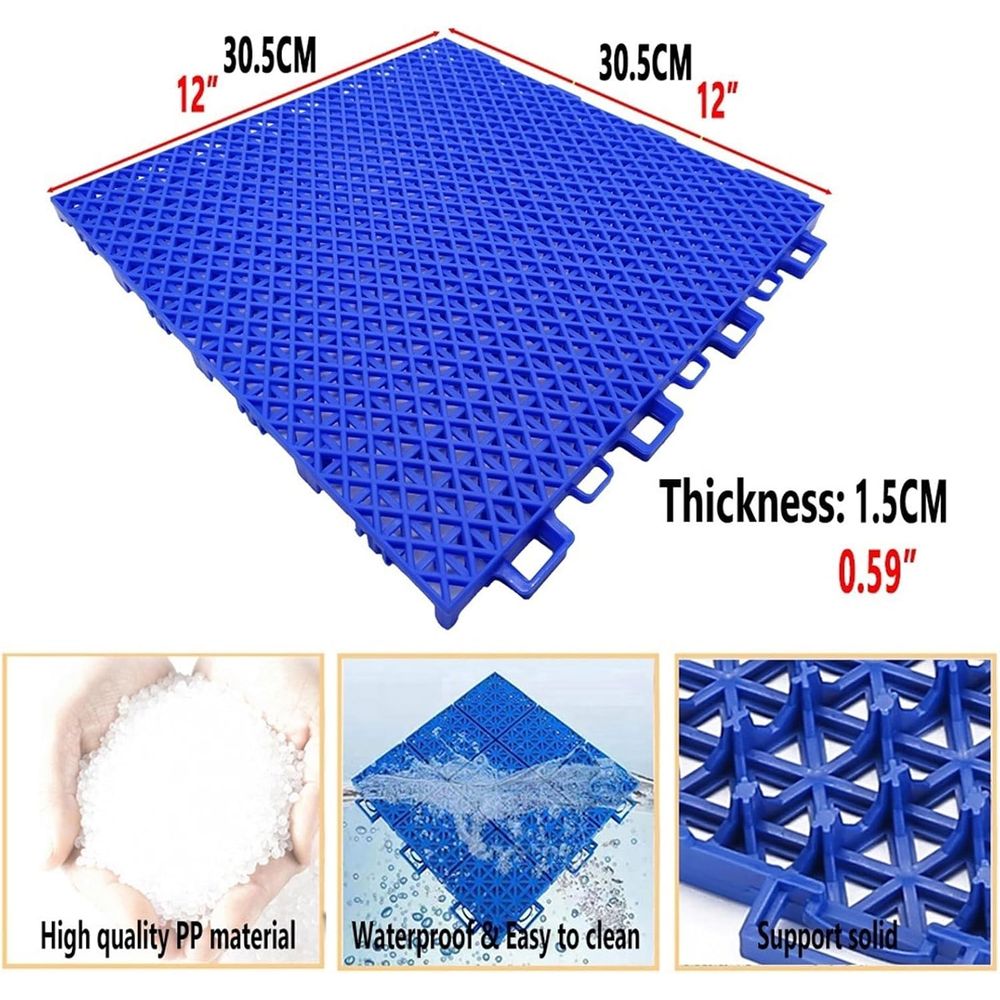 12 Outdoor Interlocking Floor  - Outdoor Sport Court Tiles ulasan dan harga