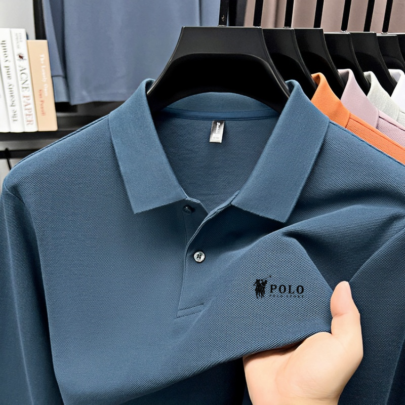 Men's brand polo shirt long sl - Polo Shirt Equestrian ulasan dan harga