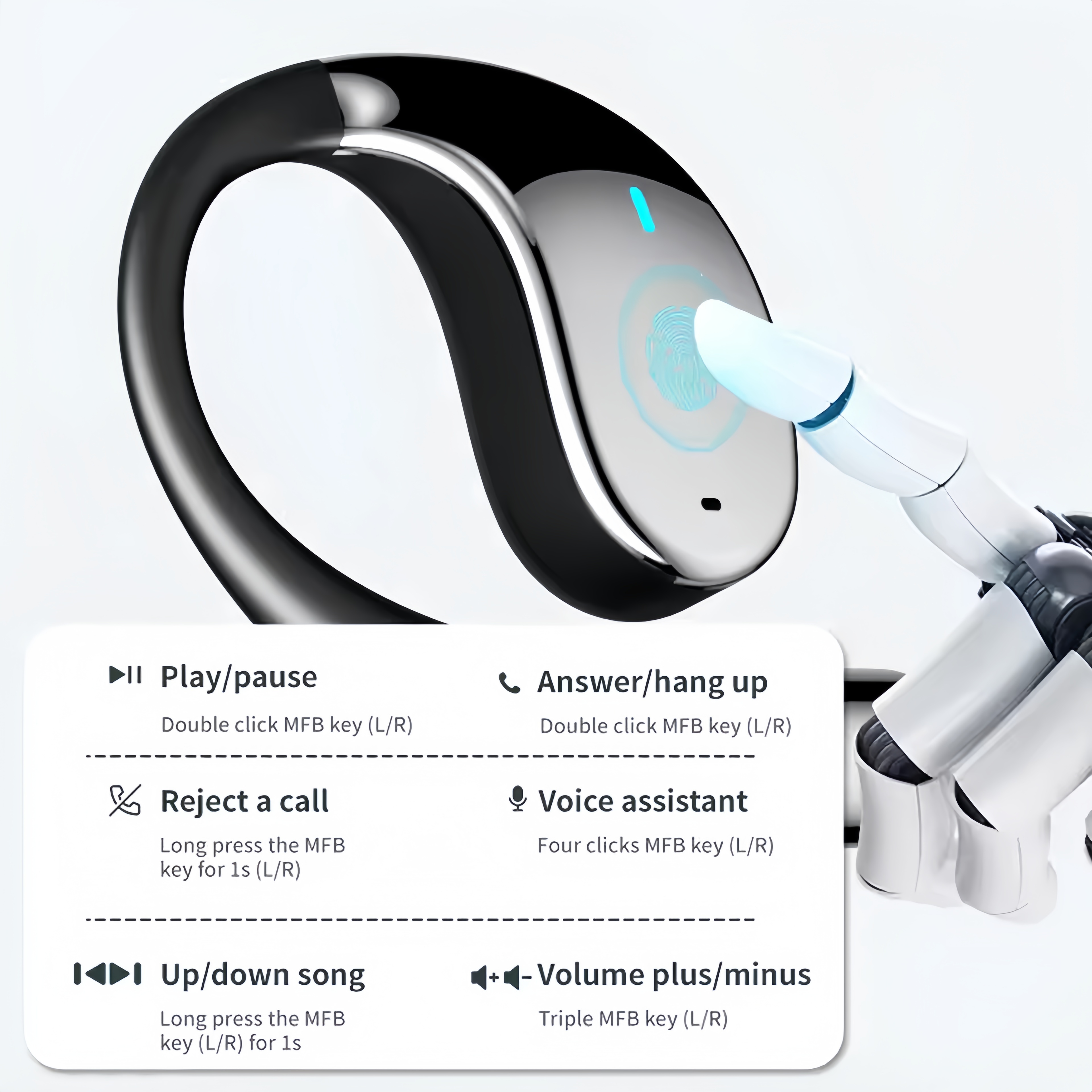 2026 New AI Translation Earbud - Outdoor Sport Is ulasan dan harga
