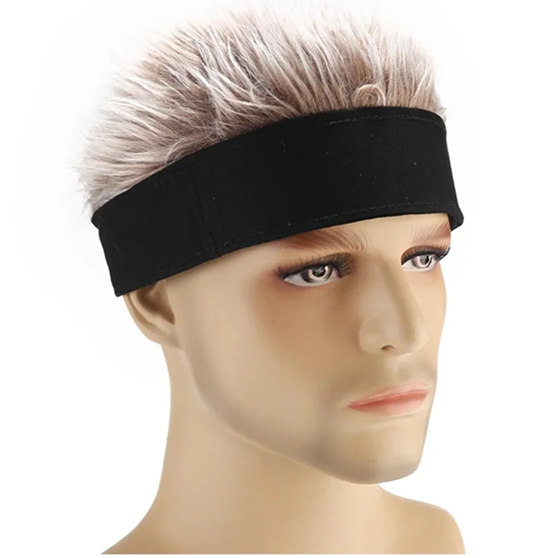 Men Womens Synthetic Wig Spike - Outdoor Sport Hat ulasan dan harga