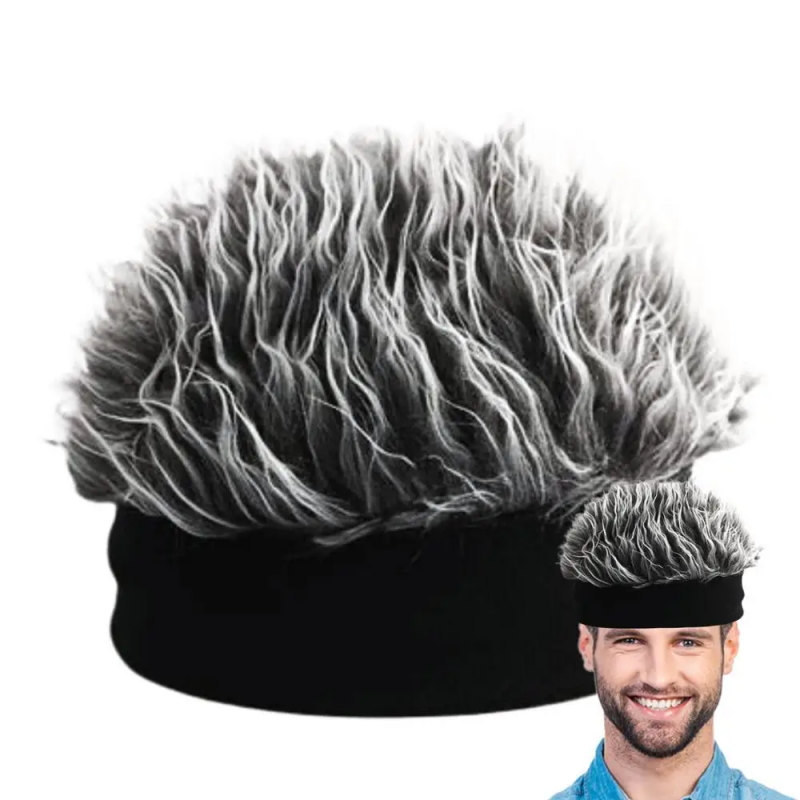 Men Womens Synthetic Wig Spike - Outdoor Sport Hat ulasan dan harga