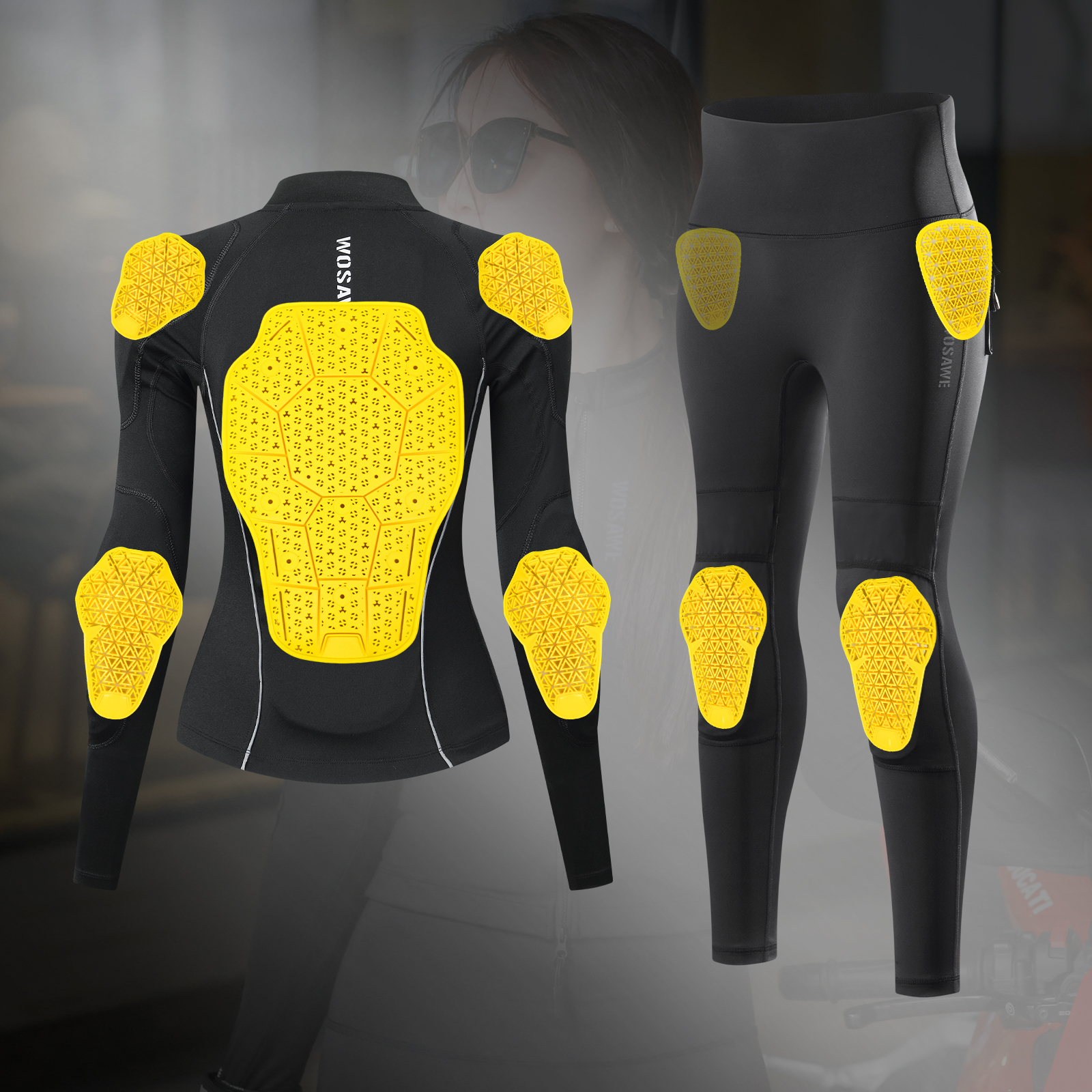 WOSAWE Summer Breathable Motor - Mtb Elbow Pad ulasan dan harga