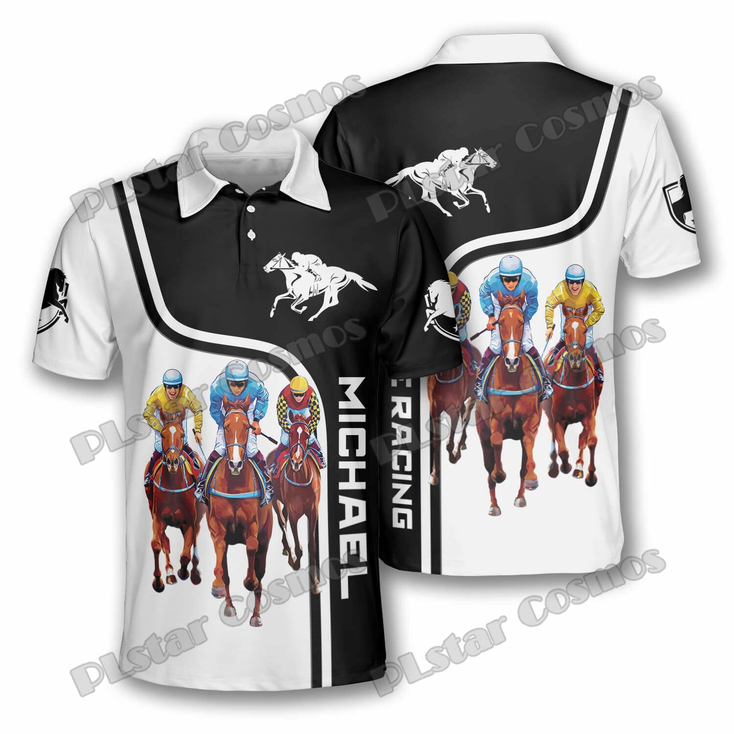PLstar Cosmos Horse Racer Eque - Polo Shirt Equestrian ulasan dan harga