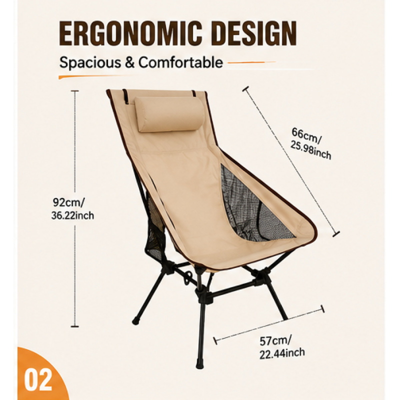 Westtune Portable Folding Camp - Outdoor Sport Chairs ulasan dan harga